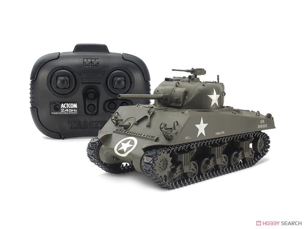 RCタンク アメリカ M4A3シャーマン戦車 (専用プロポ付き) (ラジコン