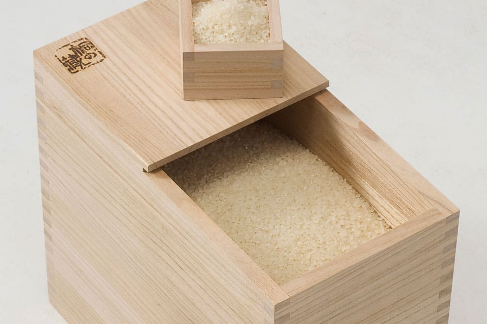 国産桐の桐米びつ20kg
