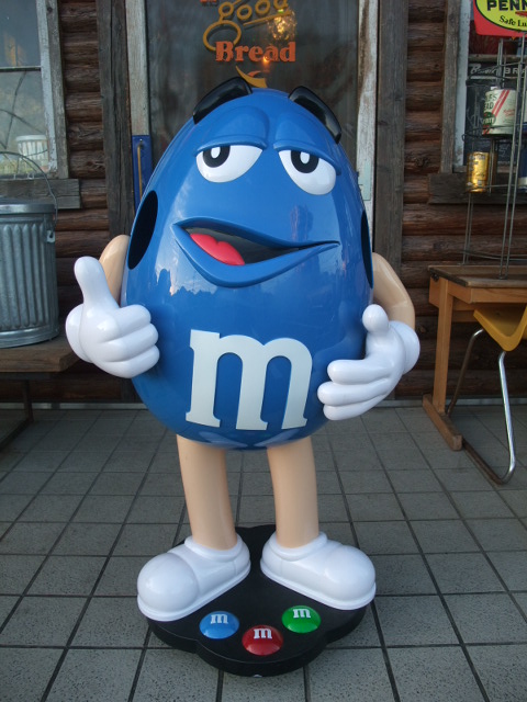 M&M'S / Store Display - Blue (AC-1124) - 2000toys Antique Mall