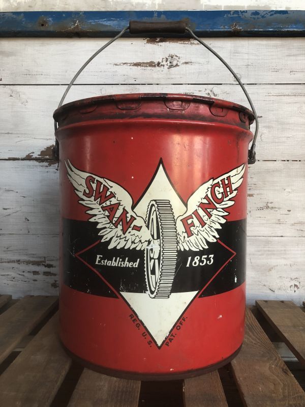 Vintage MOTUL Swan Finch Established 1853 U.S. 5 GAL (J293