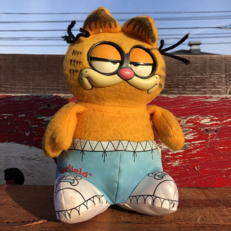 Vintage Mattel Garfield Talking Plush Doll (B732) - 2000toys