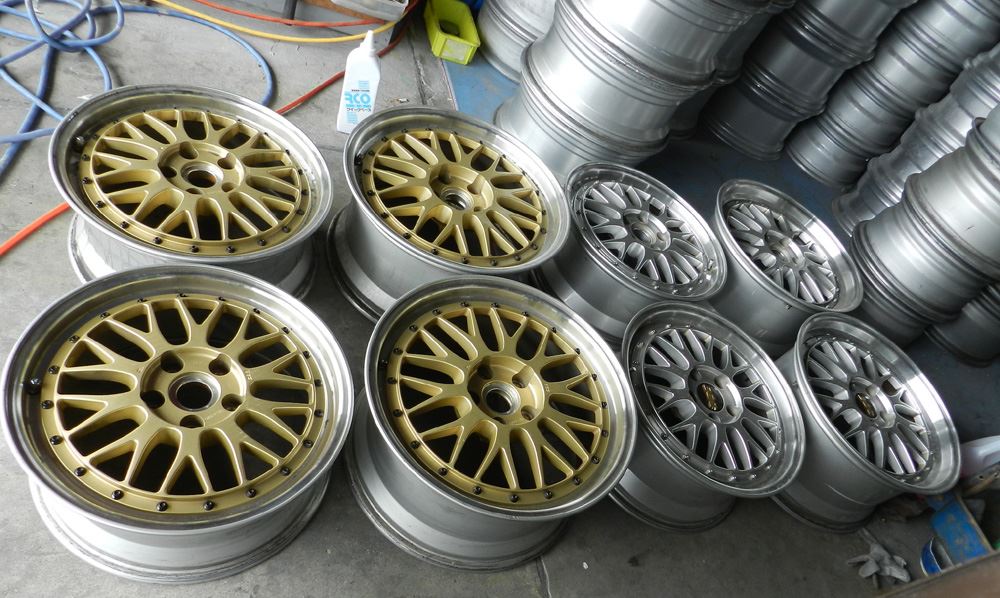 BBS-LM/ホンダNSX用リム交換によるリフレッシュ・リメーク | 仕上げ