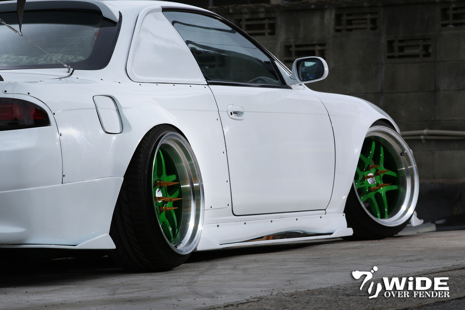 ブリWIDE オーバーフェンダー S14SILVIA後期 F：45mm / R：55mmワイド