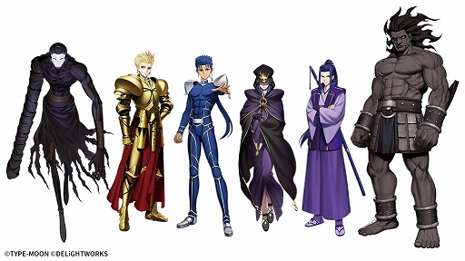 Dominate Grail War」，全9騎のサーヴァント情報とグッズ情報が公開