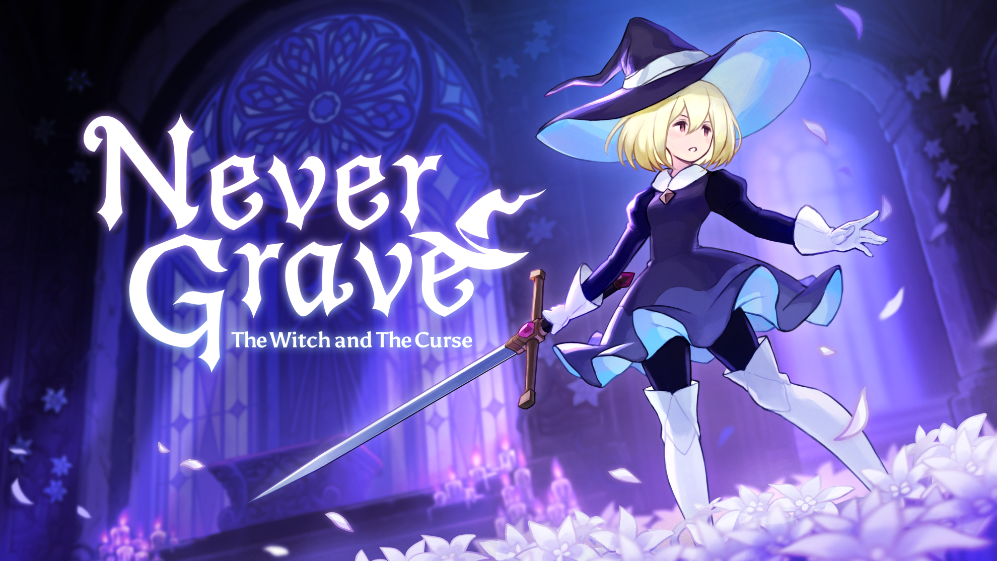 呪われた帽子が主人公のメトロイドヴァニア「Never Grave: The Witch