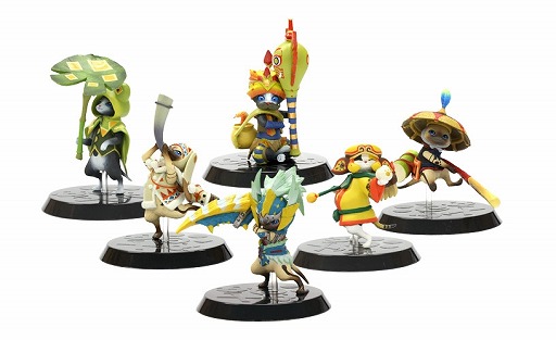 モンスターハンター」のマスコット「オトモアイルー」フィギュア第2弾