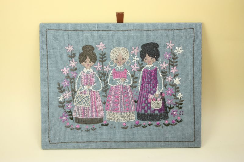北欧刺繍 タペストリー/パネル 北欧雑貨と北欧手工芸coco varie