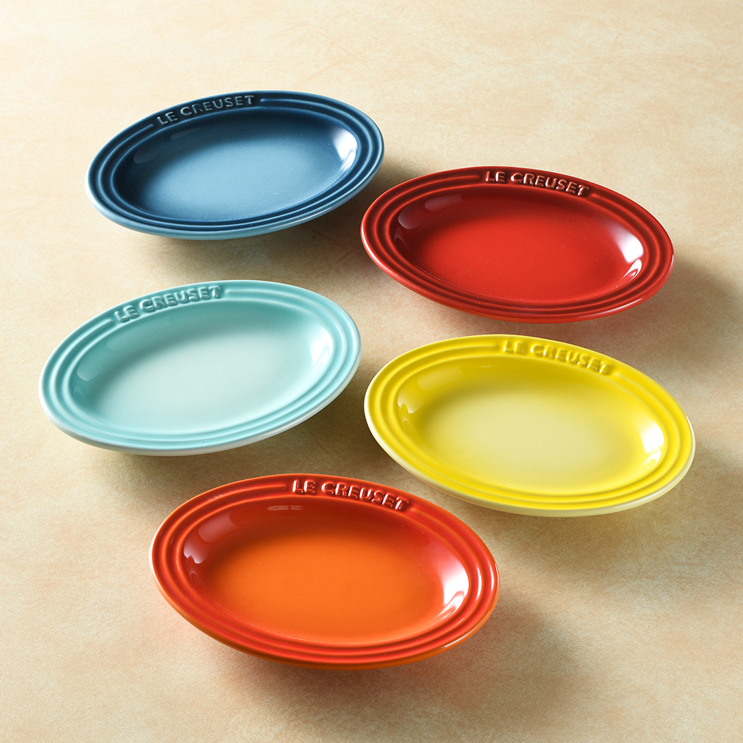 LE CREUSET (ル・クルーゼ) ミニ・オーバル・プレート (5枚入り