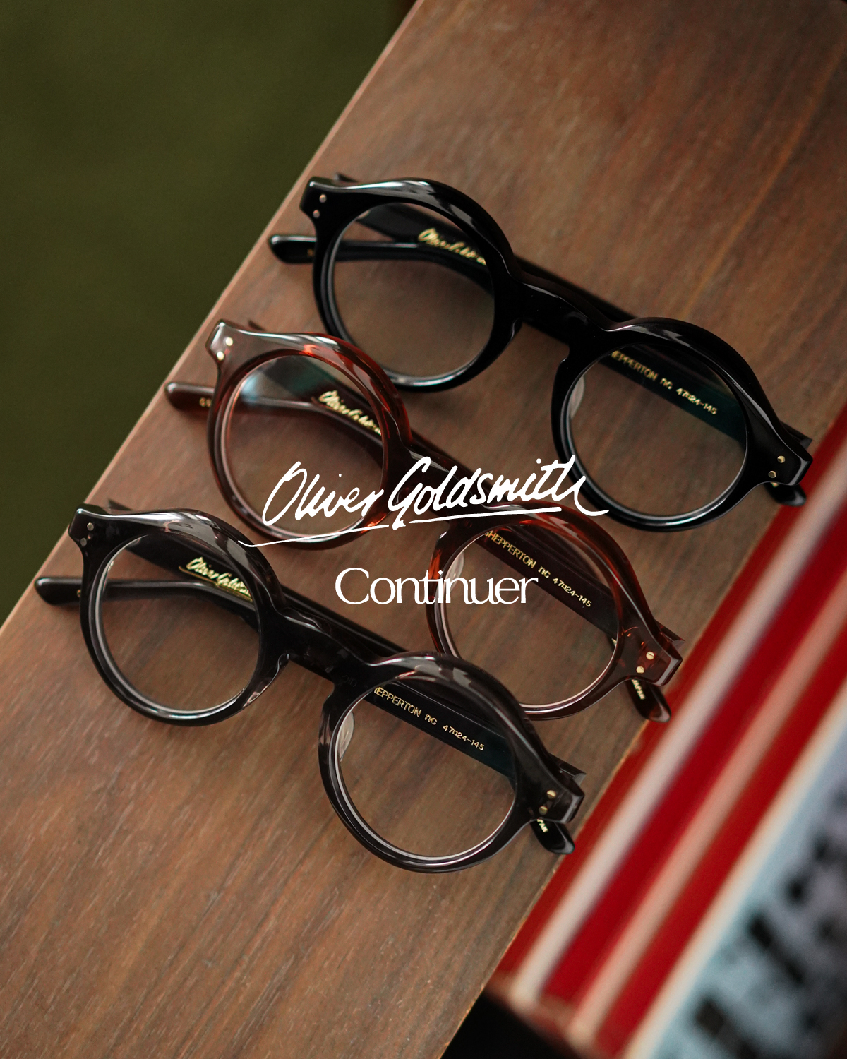 OLIVER GOLDSMITH｜OLVER GOLDSMITH for Continuer｜CELLULOID CONSUL