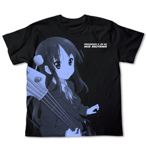 秋山澪オールプリントTシャツ [けいおん！] | 二次元キャラクター公式