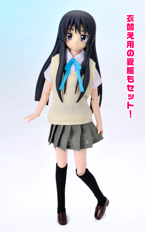彩色済みPVCヘッドドール きゅｰとれｰと23 秋山澪 [けいおん！] | 公式