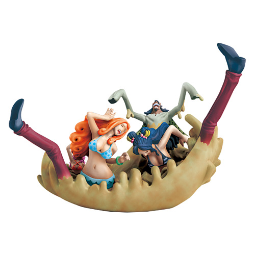 彩色済みジオラマフィギュア ONEPIECE LOGBOX 騒乱の魚人島編/1