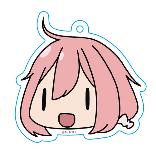 ゆるキャン△ 顔スタンプキーホルダー 各務原なでしこ [『ゆるキャン