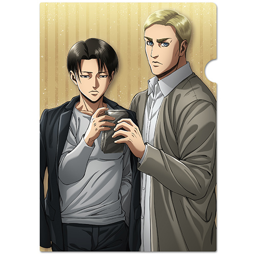 進撃の巨人 クリアファイルN[リヴァイ＆エルヴィン] [進撃の巨人