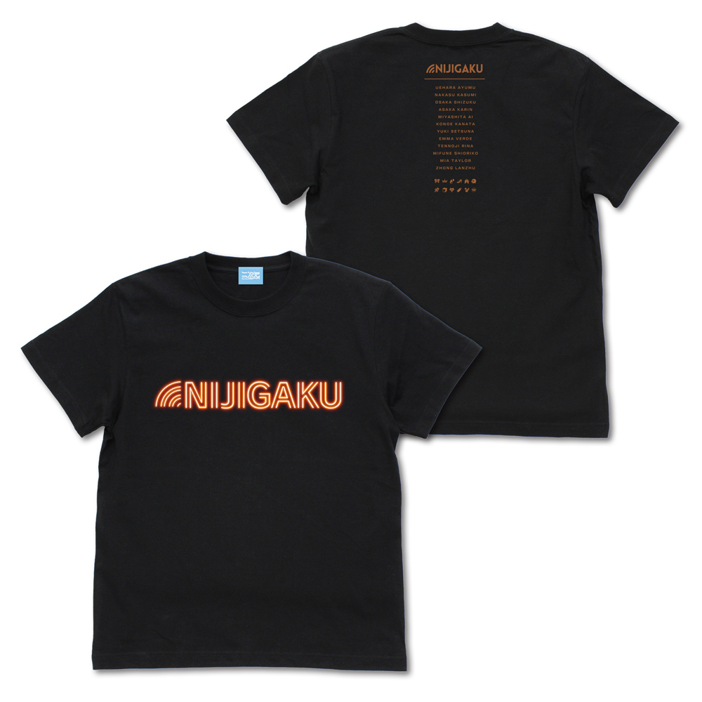 μ's ネオンサインロゴ Tシャツ [ラブライブ！] | 公式キャラクター