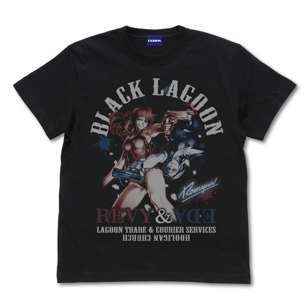 レヴィ＆エダ Tシャツ [ブラック・ラグーン] | 公式キャラクターグッズ