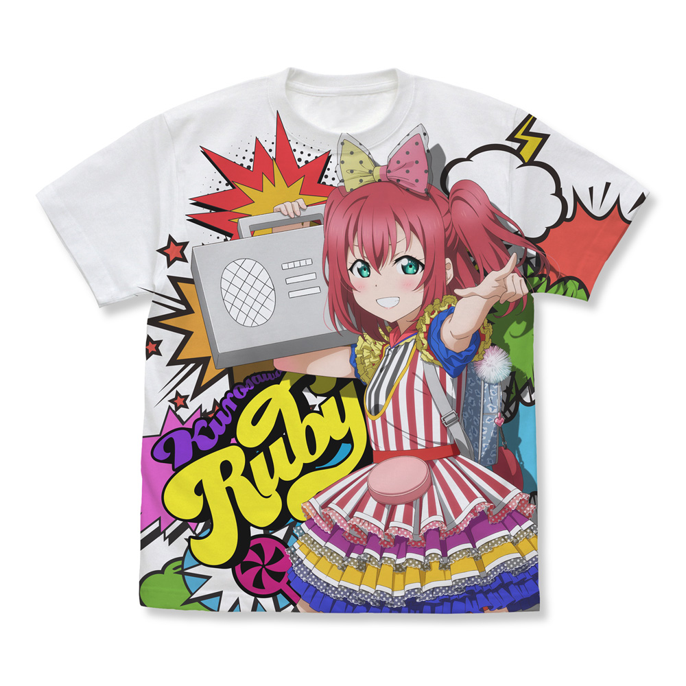 描き下ろし 黒澤ルビィ フルグラフィックTシャツ ソロコンサートver