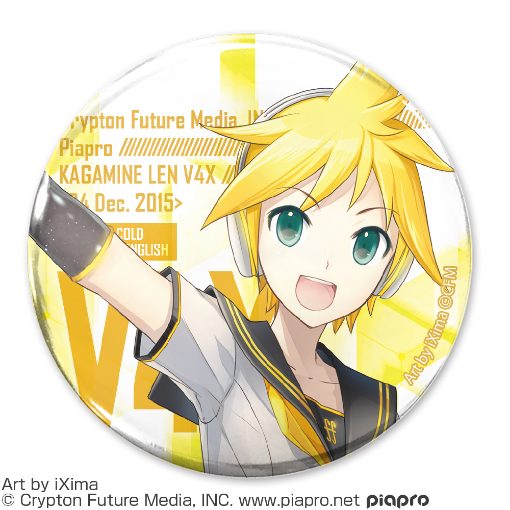 鏡音レン V4X 65mm缶バッジ [鏡音リン・レン V4X] | 公式キャラクター