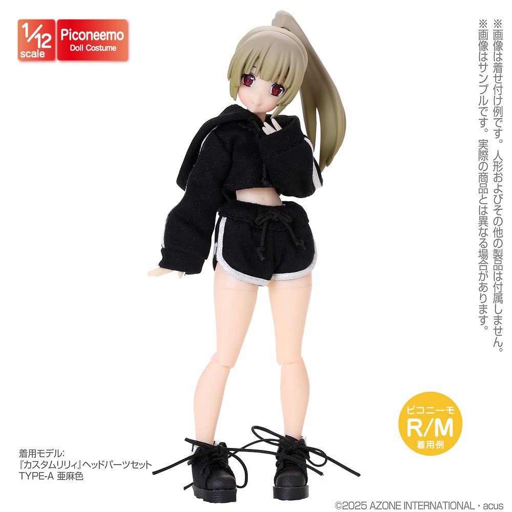 1/12サイズドール用】1／12 スポーティーパーカーset [ピコニーモ