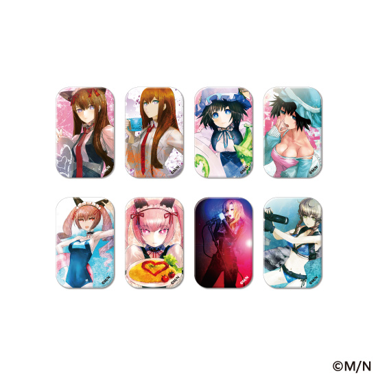 STEINS;GATE パッケージビジュアル スクエア缶バッジ（全10種