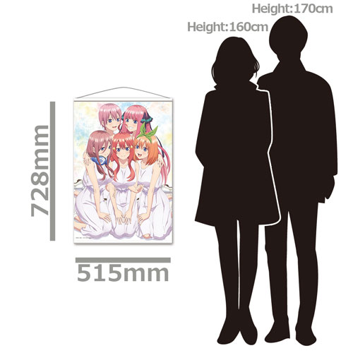 五等分の花嫁 B2タペストリー[一花＆二乃＆三玖＆四葉＆五月] [五等分
