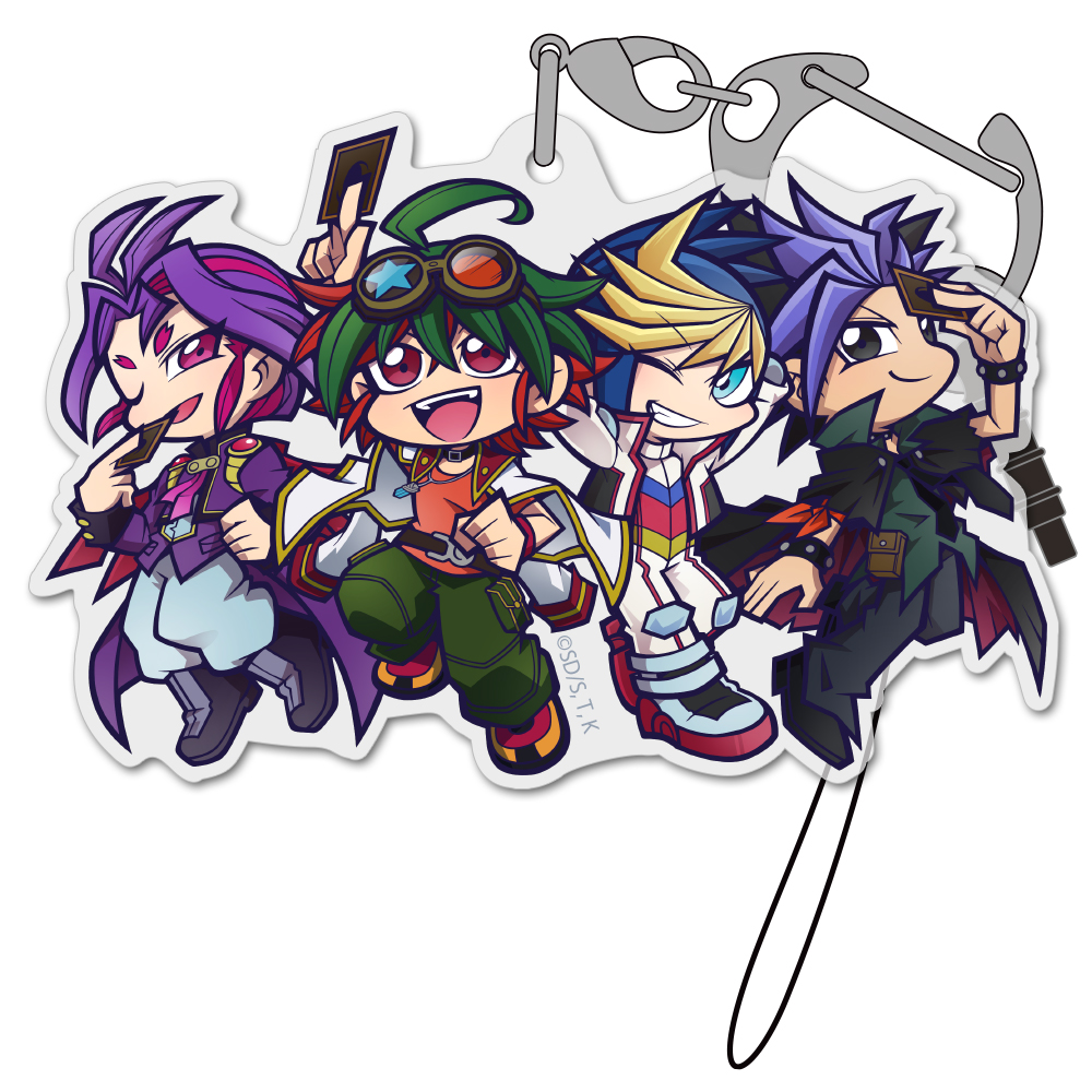 遊矢＆ユート＆ユーゴ＆ユーリ アクリルマルチキーホルダー [遊☆戯