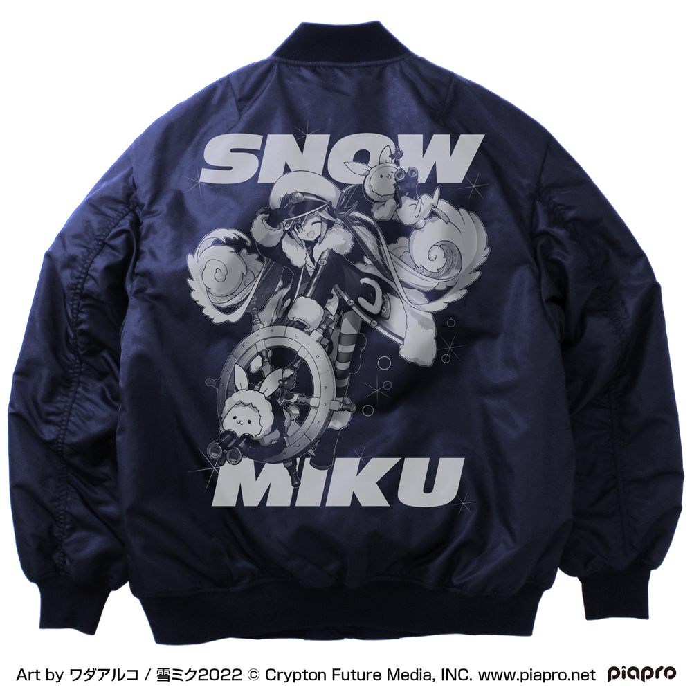 ☆限定☆初音ミク MA-1 ジャケット SNOW MIKU 2022 Ver. [SNOW MIKU