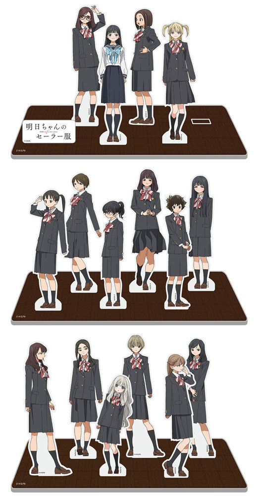 明日ちゃんのセーラー服 蠟梅学園1年3組全員集合アクリルジオラマ