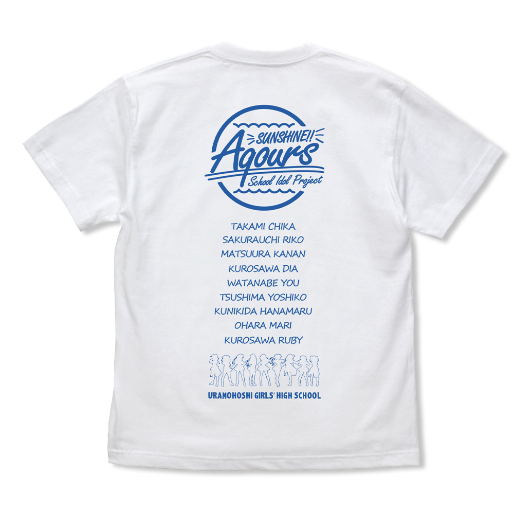 Aqours Tシャツ [ラブライブ！サンシャイン!!] | 二次元キャラクター