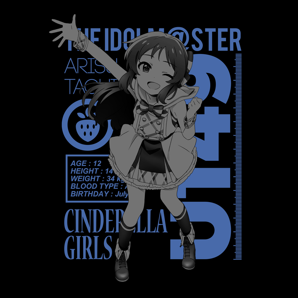 U149 橘ありす Tシャツ [TVアニメ「アイドルマスター シンデレラ