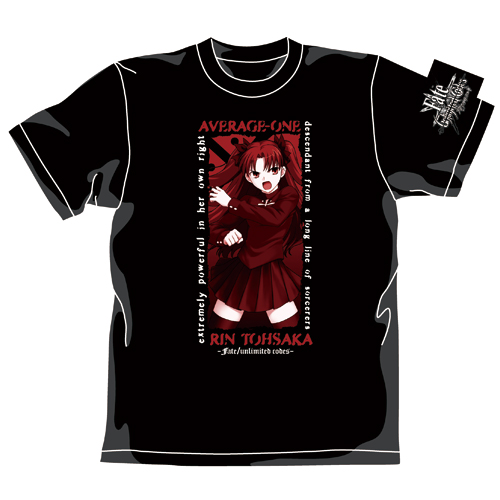 遠坂凛Tシャツ [Fate/unlimited codes] | 二次元キャラクター公式