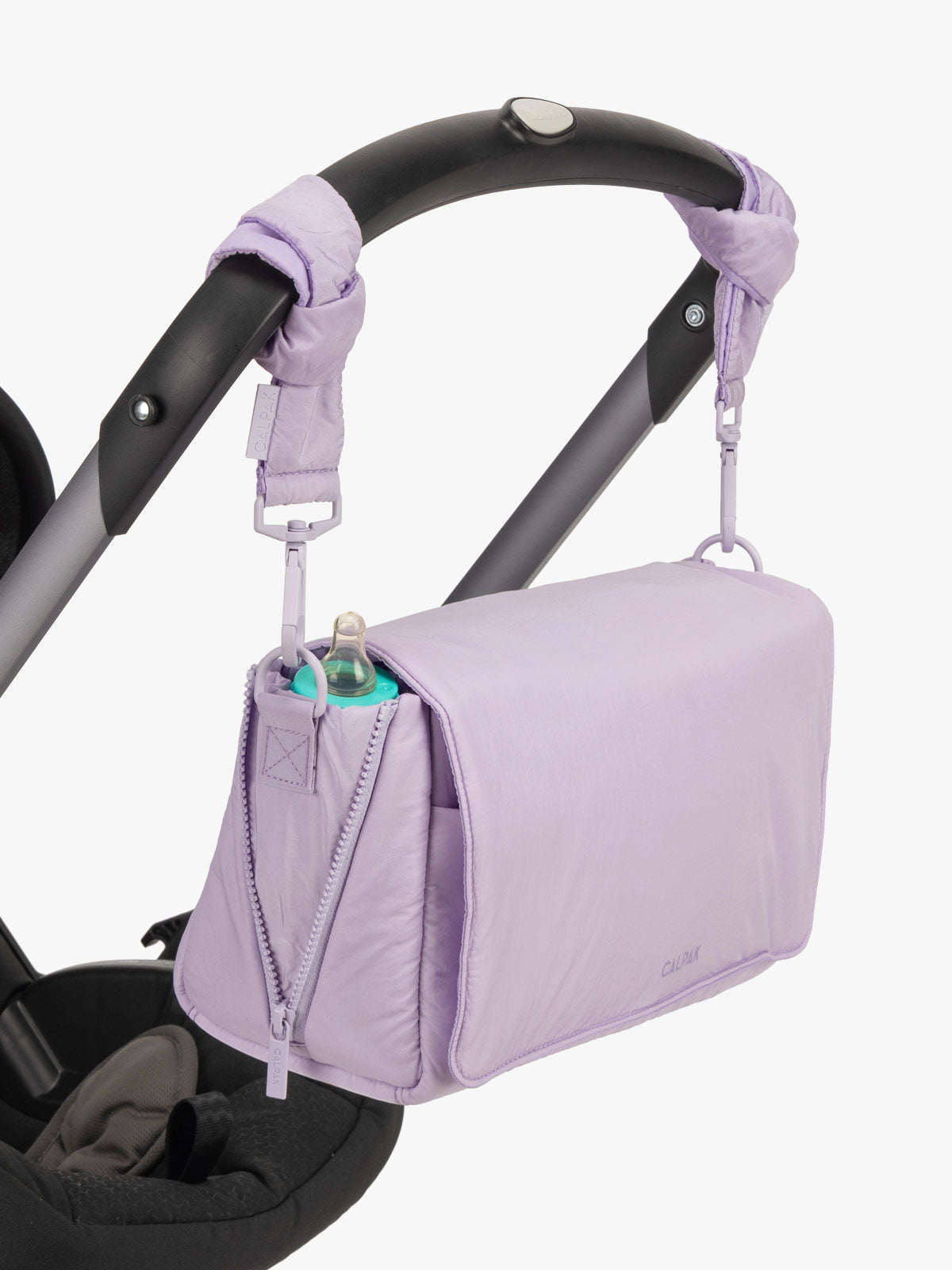 Convertible Stroller Caddy Crossbody in Orchid | CALPAK