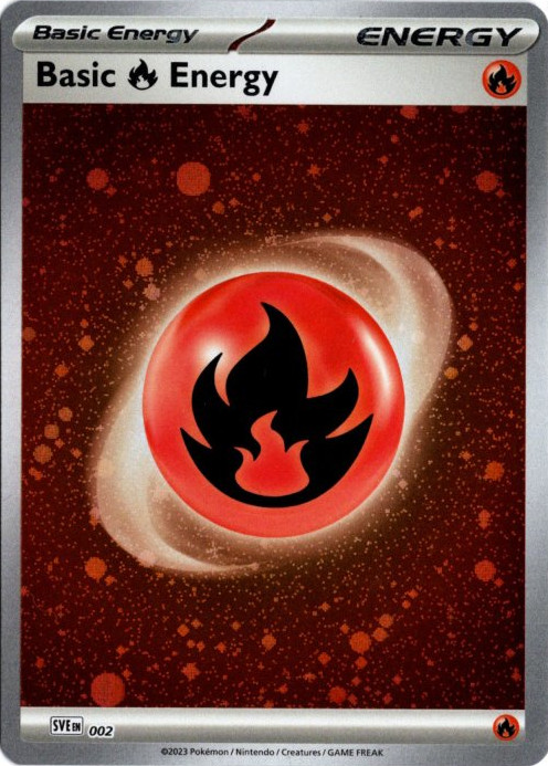 基本炎エネルギー 海外版 英語版 Basic Fire Energy - SVE002 -【Card