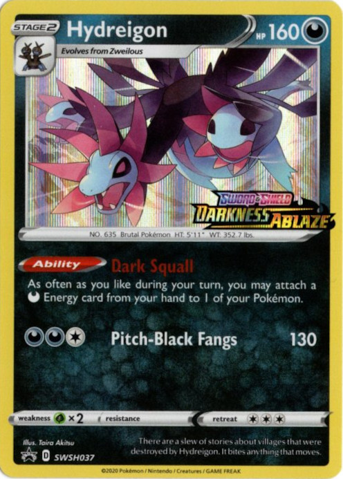 サザンドラ 海外版 英語版 プレリリース プロモ Hydreigon - SWSH037