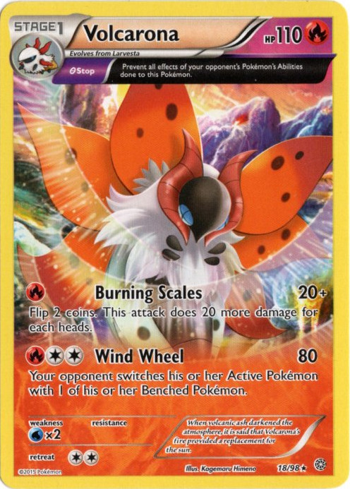 ウルガモス 海外版 英語版 Volcarona - 18/98 -【Card Chicken】