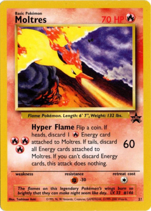 ファイヤー 海外版 英語版 プロモ Moltres - 21 - 海外限定イラスト