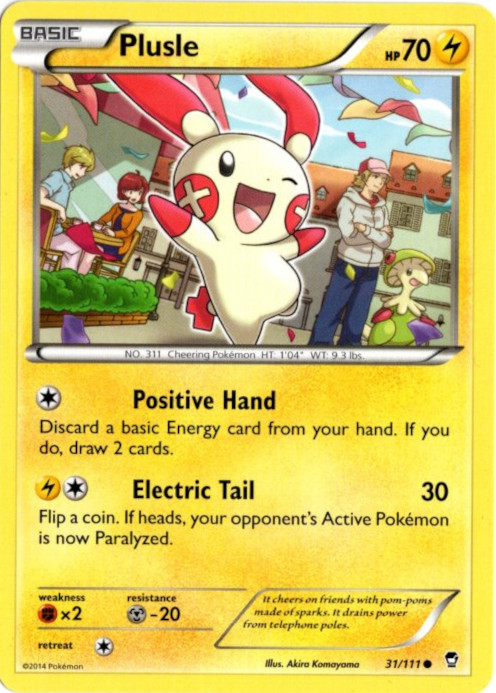 プラスル 海外版 英語版 Plusle - 31/111 -【Card Chicken】