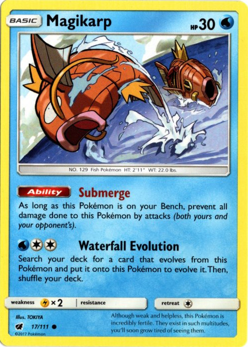 コイキング 海外版 英語版 Magikarp - 17/111 -【Card Chicken】