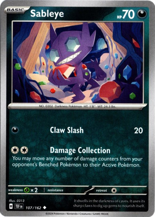 ヤミラミ 海外版 英語版 Sableye - 107/162 -【Card Chicken】