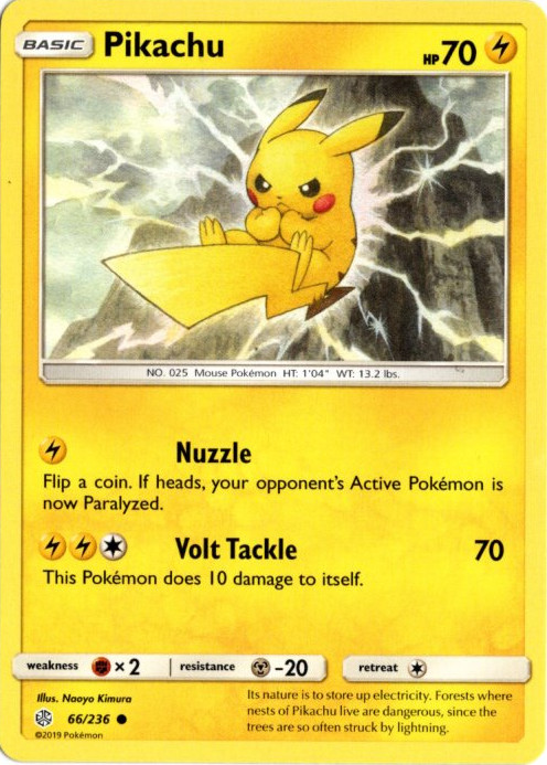 ピカチュウ 海外版 英語版 Pikachu - 66/236 -【Card Chicken】