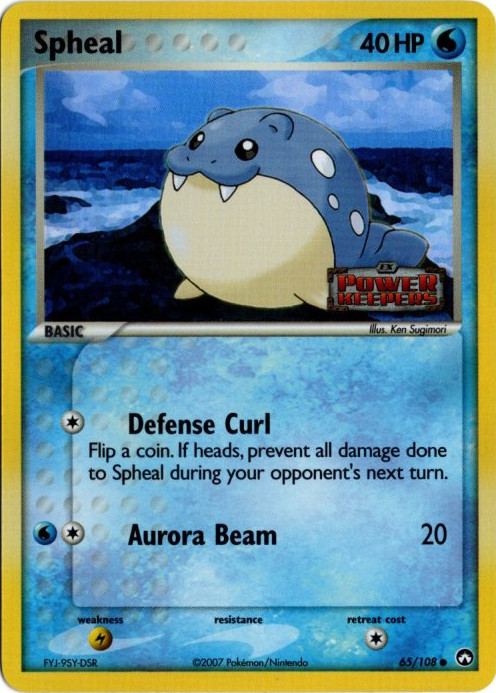 タマザラシ 海外版 英語版 リバホロ Spheal - 65/108 -【Card Chicken】