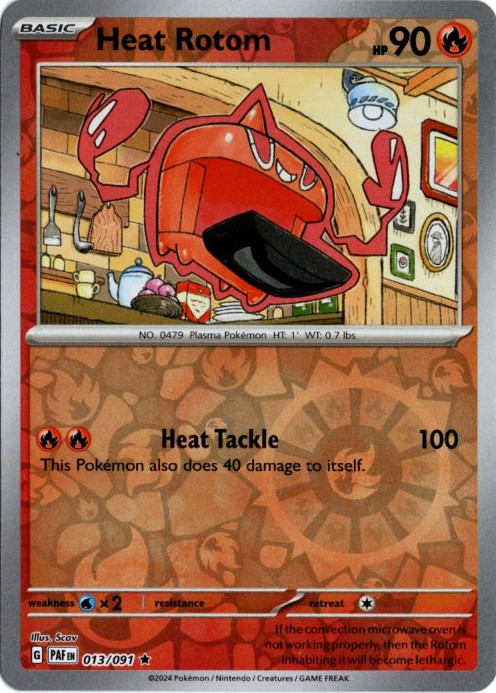 ヒートロトム 海外版 英語版 リバホロ Heat Rotom - 013/091 -【Card