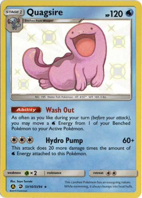 ヌオー S 海外版 英語版 色違い Quagsire - SV10/SV94 -【Card Chicken】