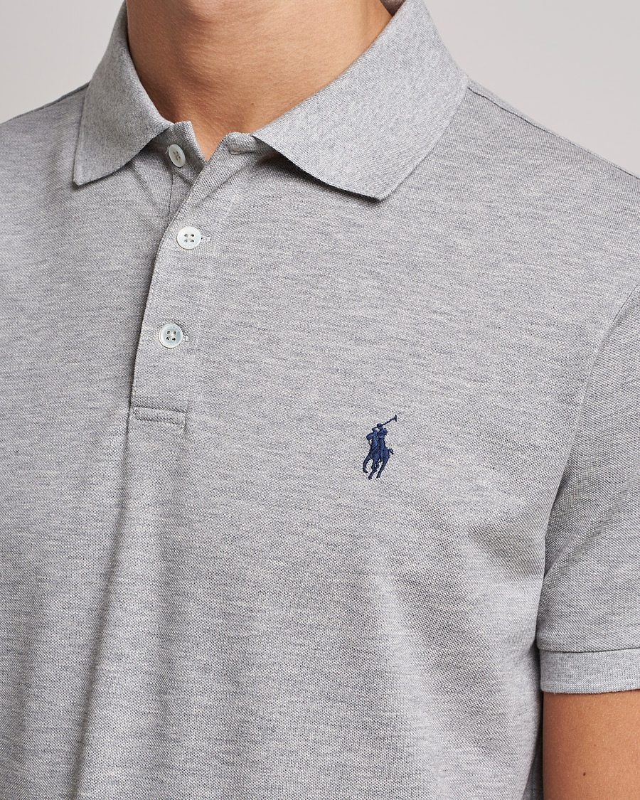 Polo Ralph Lauren Slim Fit Stretch Polo Andover Heather at