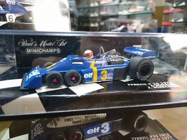 ミニカー買取実績】6輪のF1マシン タイレル P34 ミニカー、プラモデル