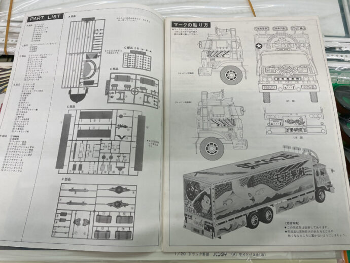 宅配】群馬県前橋市のプラモデル買取｜バンダイ1/20「トラック野郎