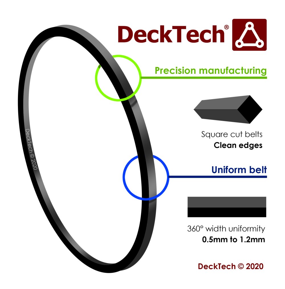 DeckTech™ Replacement Belt for Sony Walkman WM-GX35 WMGX35 Rubber