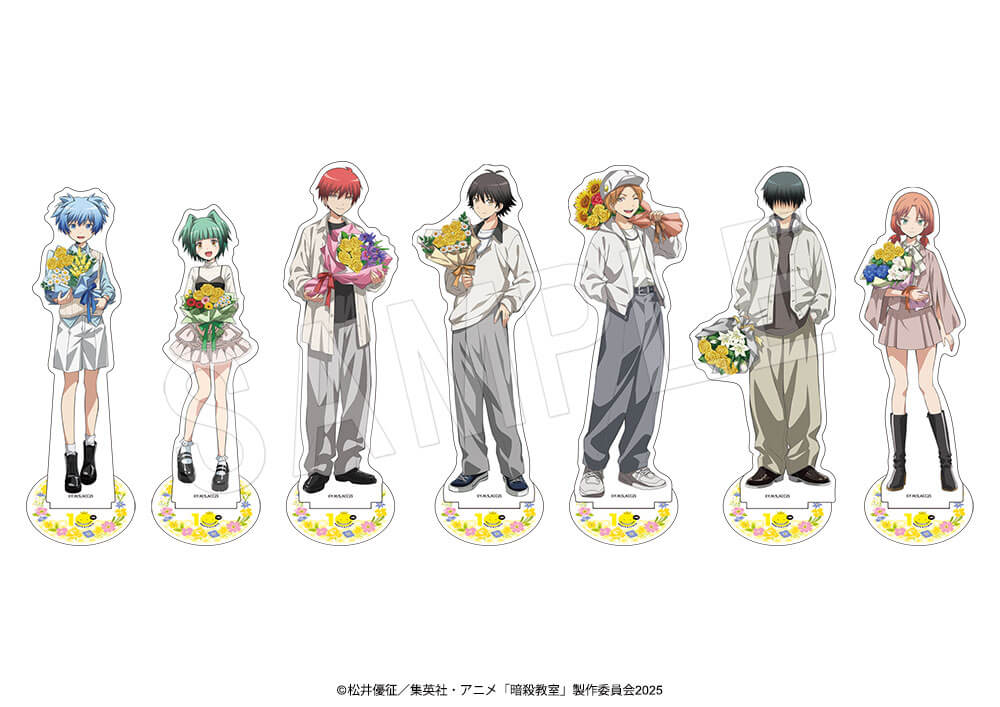 アニメ『暗殺教室』より、“フラワーブーケ”がテーマの新規描き下ろし