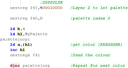 Z80 Assembly programming for the Spectrum Next