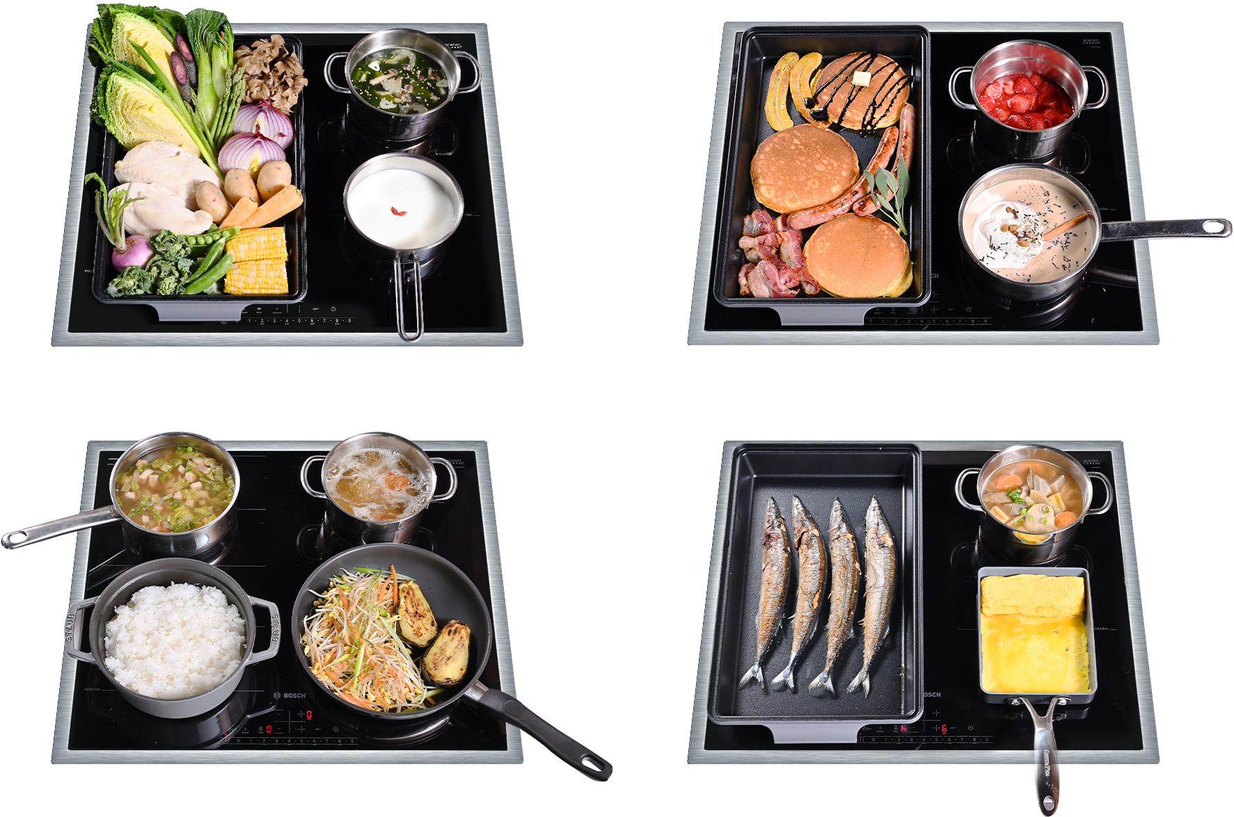 Induction hob IHクッキングヒーター ｜ ボッシュ家電サイト｜Club Bs
